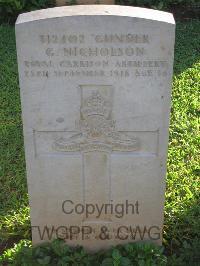 Dar Es Salaam War Cemetery - Nicholson, George